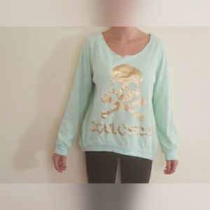 SoulCycle long sleeve comfy skull shirt